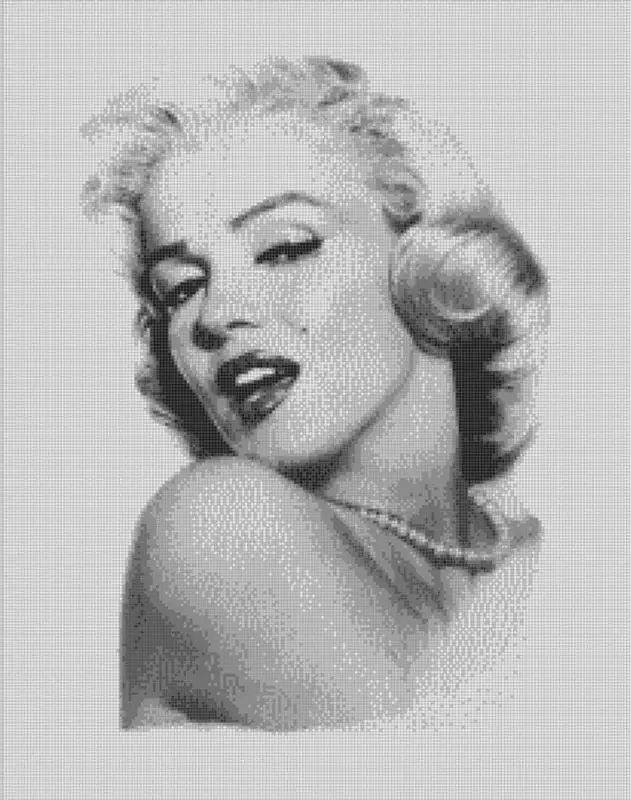 1.2x1.2 m Puzzle Art Black White Glass Mosaic tile Marilyn Monroe pattern, Home Showroom Bar Wall Decorate tiles