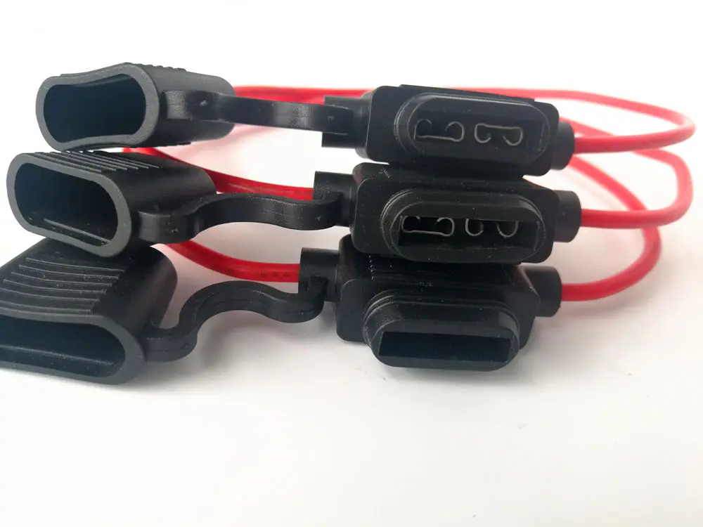 3PCS/lot Waterproof Automotive Medium Blade Inline Fuse Holder with 12V Small Fuse Harness Box and 16AWG Wire Cable 12V 32V