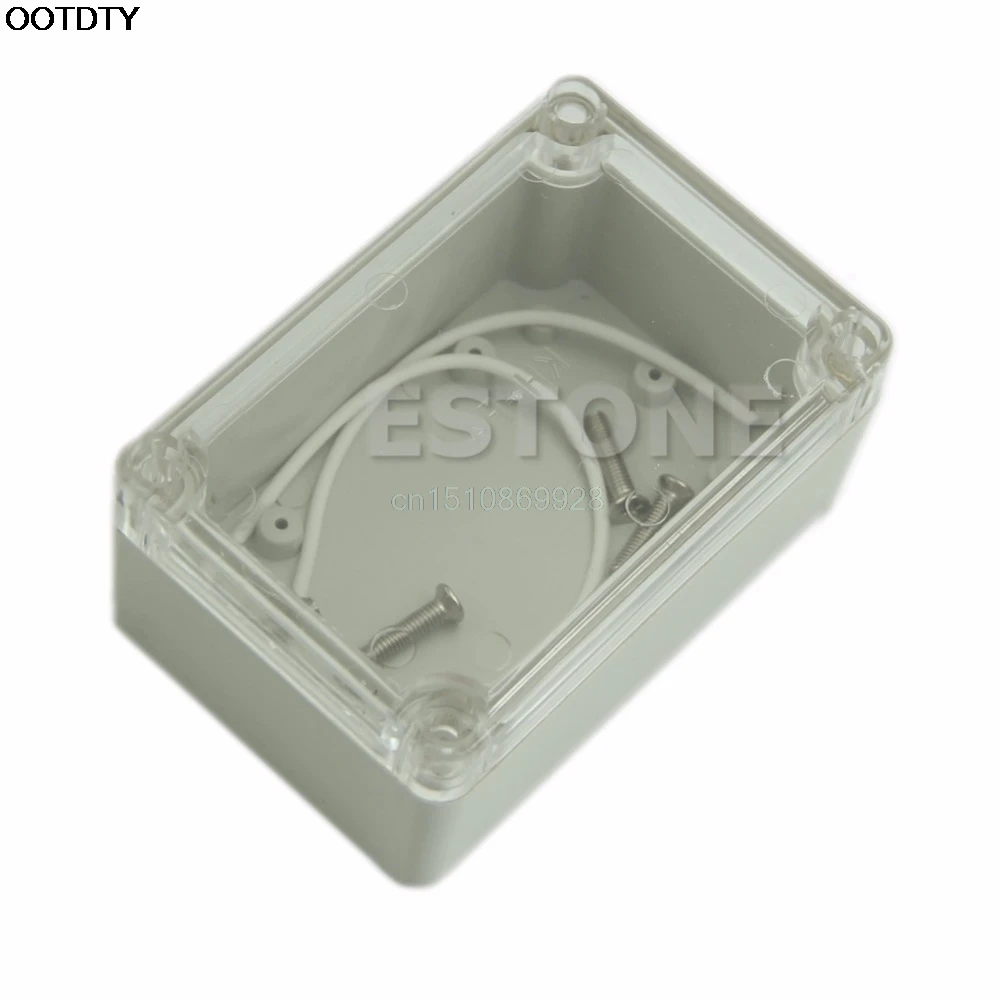 Plastic Enclosure Project for Case DIY Junction Box Waterproof Preventive for Case for w/Clear Cover Electrical Box Inst