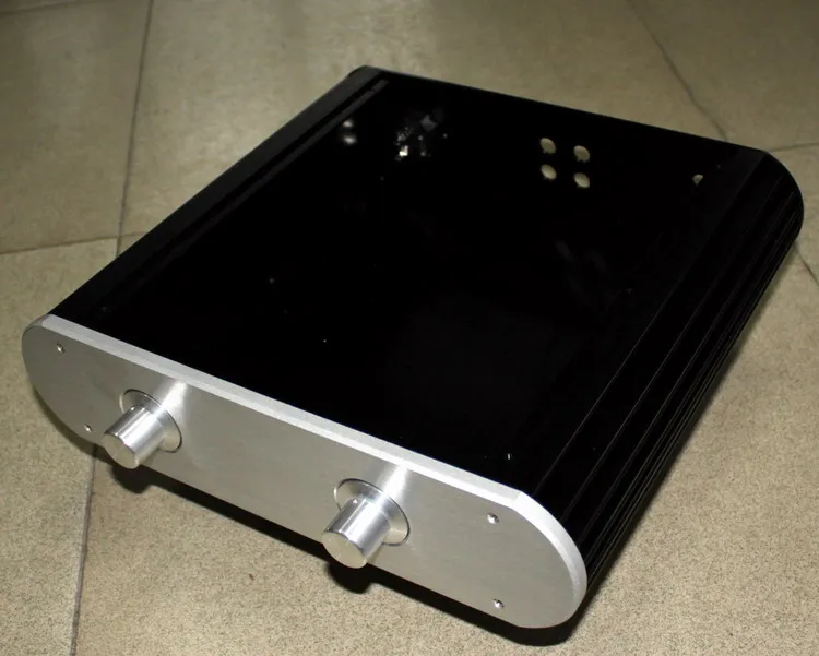 

WA28 Full aluminum amplifier chassis / Tube amp / Class A amplifier / AMP Enclosure / case / DIY box (335*82*312mm)