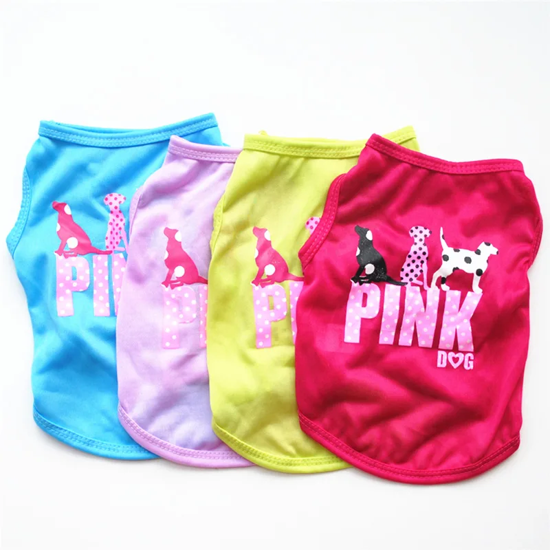 New Fashion Sports Dog Clothes T Shirt Costume Yorkshire Chihuahua Puppy Pet Dog Clothing Cool Summer Cat Dog Shirt Vest XS-L