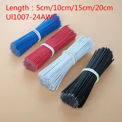 100PCS/LOT Tin-Plated Breadboard PCB Solder Cable Fly Jumper Wire Tin Conductor 24AWG 5cm/10cm/15cm/20cm