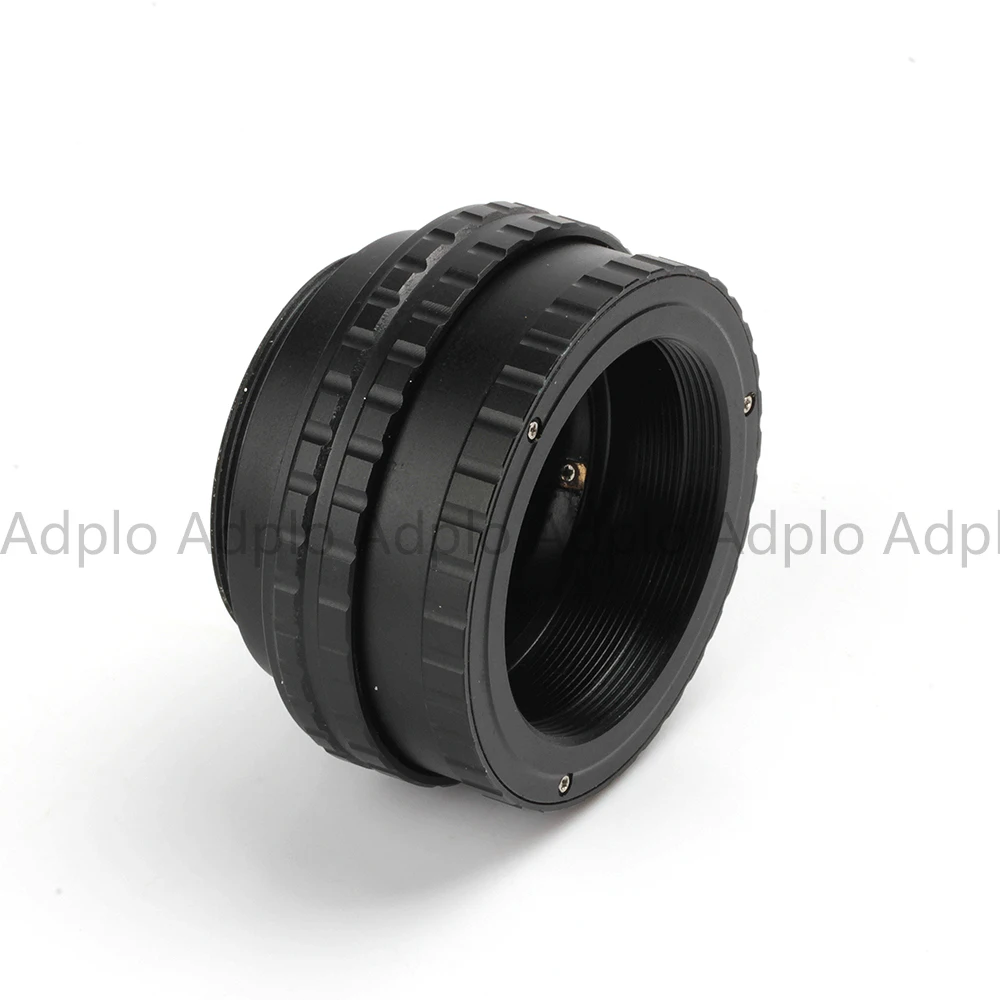 M42 Lens Adjustable Focusing Helicoid Macro Tube  17mm to 31mm + Lens Adapter Suit For M42/C Mount Lens to Fuji  FX Camera