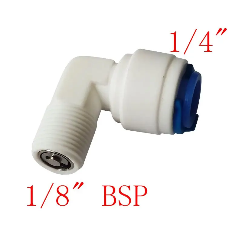 4042 Aquarium RO Water Filter Reverse Osmosis System Quick Connection Check Valve 1/8\