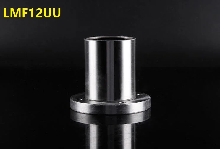 100pcs/lot LMF12UU 12mm Flange type linear ball motion bearings bush bushing CNC LMF12 12x21x30mm