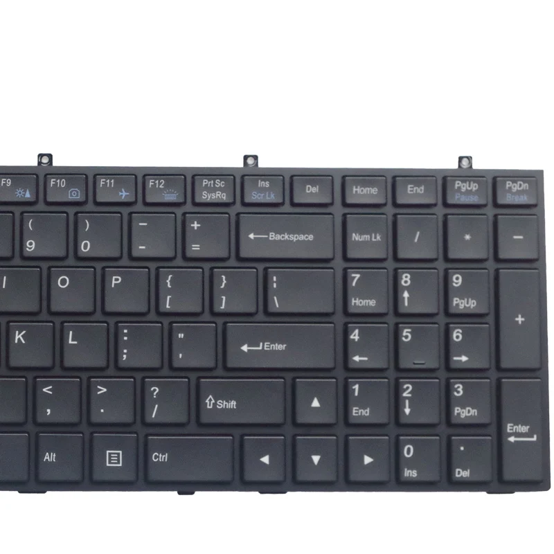 Imagem -04 - Eua Inglês Teclado do Portátil para Clevo W370et W350et W370sk W350st sk W355st W370st W355 W370 W670sc W670sr W350ss com Backlight