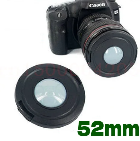 2 in1 52 55 62 67 72 77 82 mm White Balance WB Center Pinch Snap-on Front Lens filter Cap 2 in 1 for canon nikon sony camera