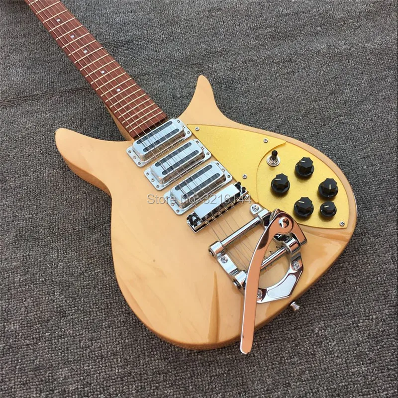 Factory product ricken- backer 325 electric guitar 3 piece of pick-up, real photos, free shipping Solid wood, guitar, gold plate