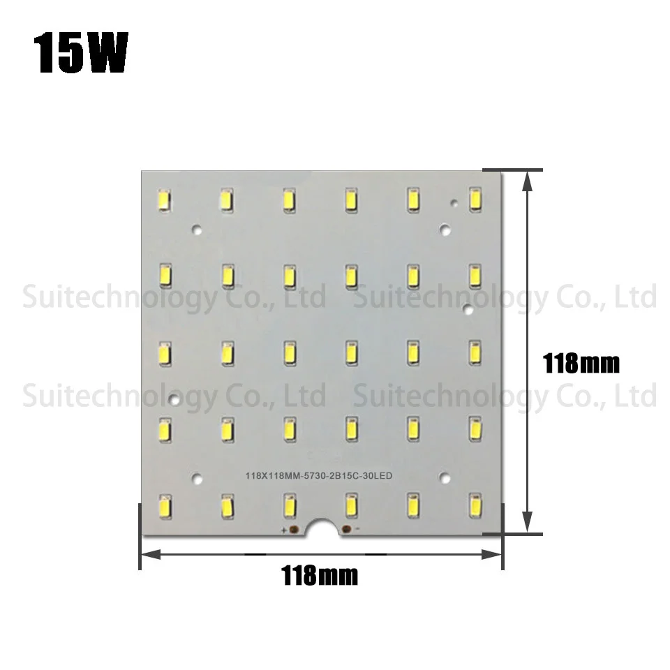 15W 18W 48 W LED floodling źródło światła, SMD5730 aluminiowa płyta podstawy, pełna moc 15 18 48 W wat dla DIY LED floodlight