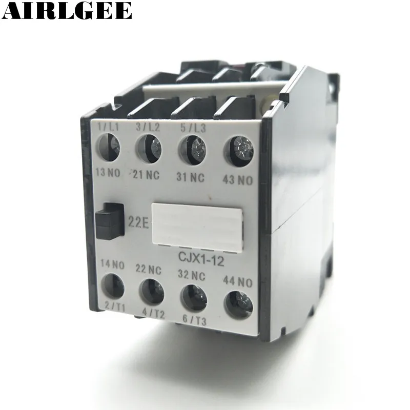 

CJX1-12 AC Contactor 24V 50Hz Coil 12A 3-Phase 3-Pole 2NO + 2NC