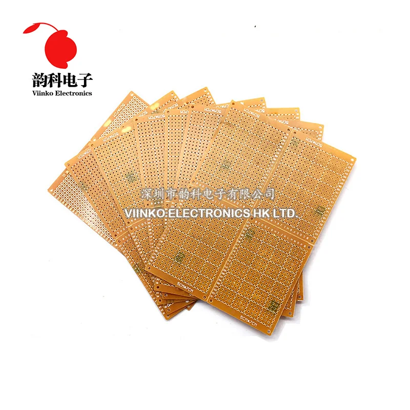 5Pcs 5x7cm 5*7 new Prototype Paper Copper PCB Universal Experiment Matrix Circuit Board