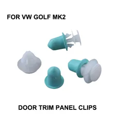 NEW!  x10 VW GOLF MK2 DOOR MOULDING TRIM STRIP CLIPS RUBSTRIP 191853585A