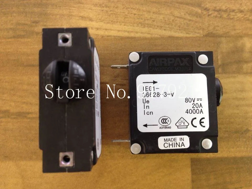 [ZOB] The United States AIRPAX IEG1-36628-3-V Ebers breaker 20A DC80V 1P20A original equipment  --10pcs/lot