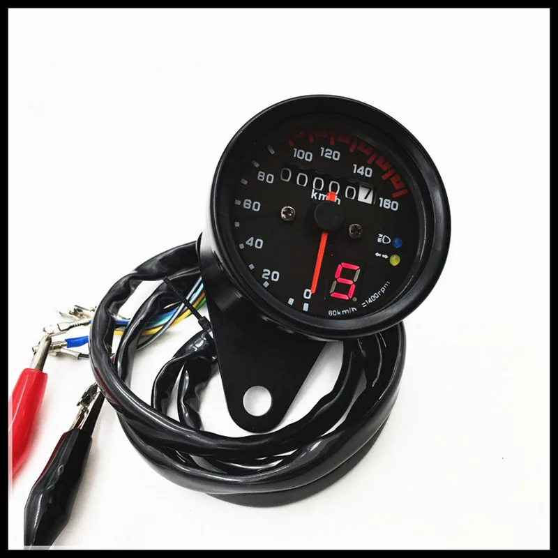 Motorcycle CG125 GN125 Retro meter Refit Retro MOTO Odometer LED odometer With gear display