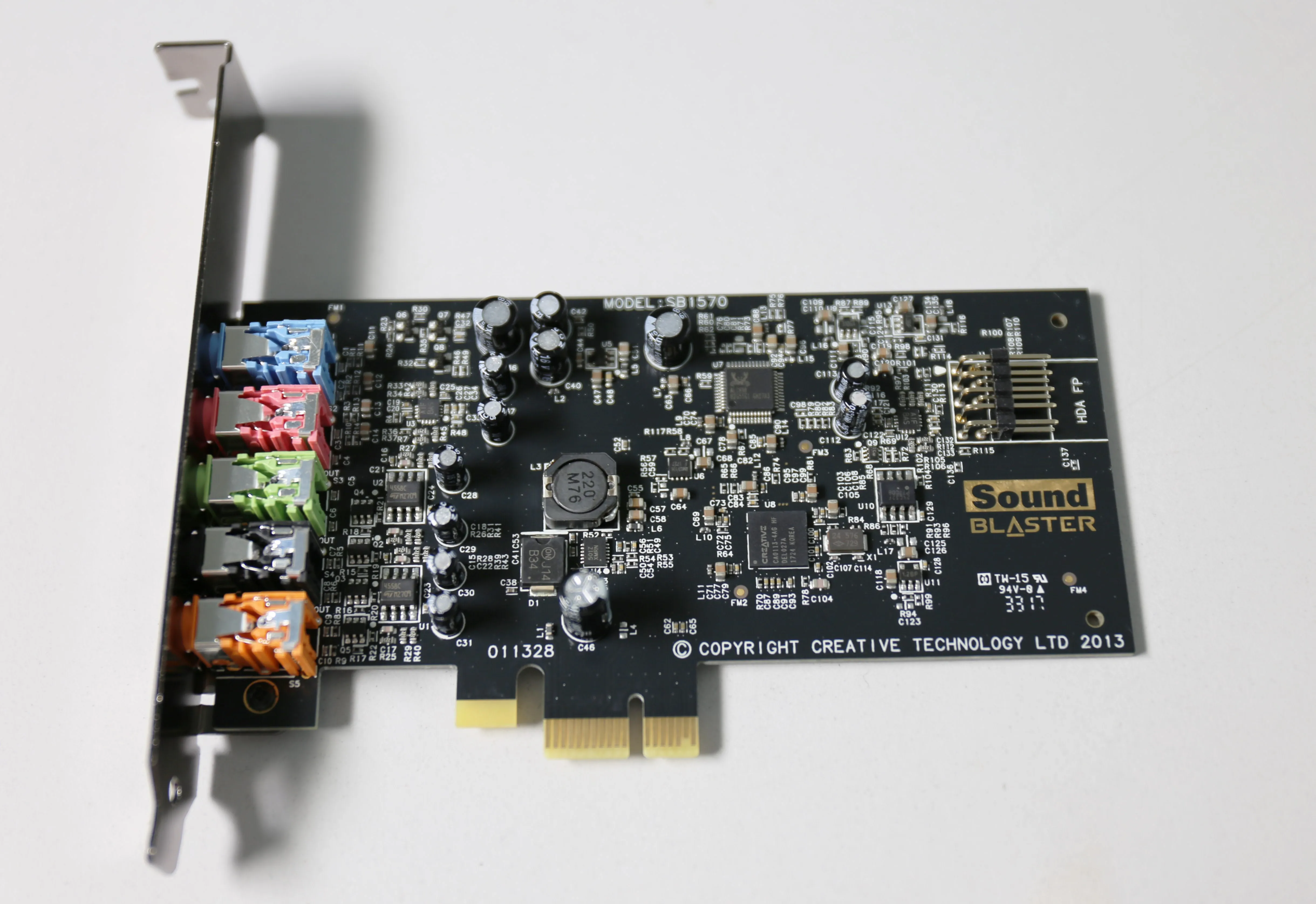 Imagem -03 - Blaster de Som Criativo Auditgy fx Pcie 5.1 Placa de Som com Amplificador e Fone de Ouvido de Alto Desempenho