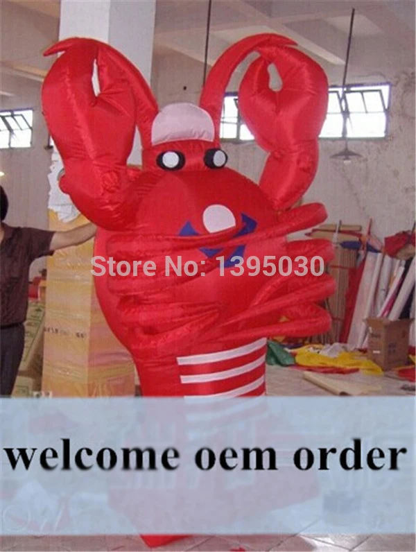 1pc 2M  Lobster cartoon inflatable, inflatable lobster , inflatable animal cartoon