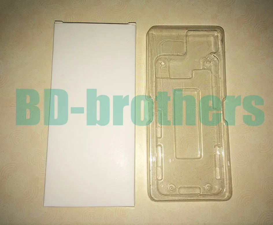 Wihte Paper Box with Inside Plastic for iPhone 5G 5S LCD Screen Digitizer Protective Packing Package Wrapping 1000sets