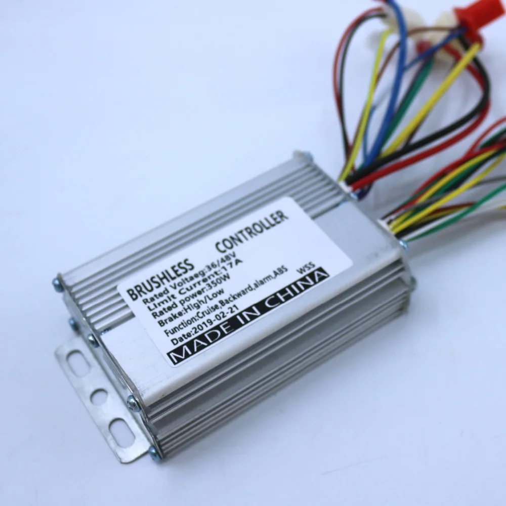 350W 36/48V 17A BLDC Motor Controller Electric Bike Tricycle Controller Driver