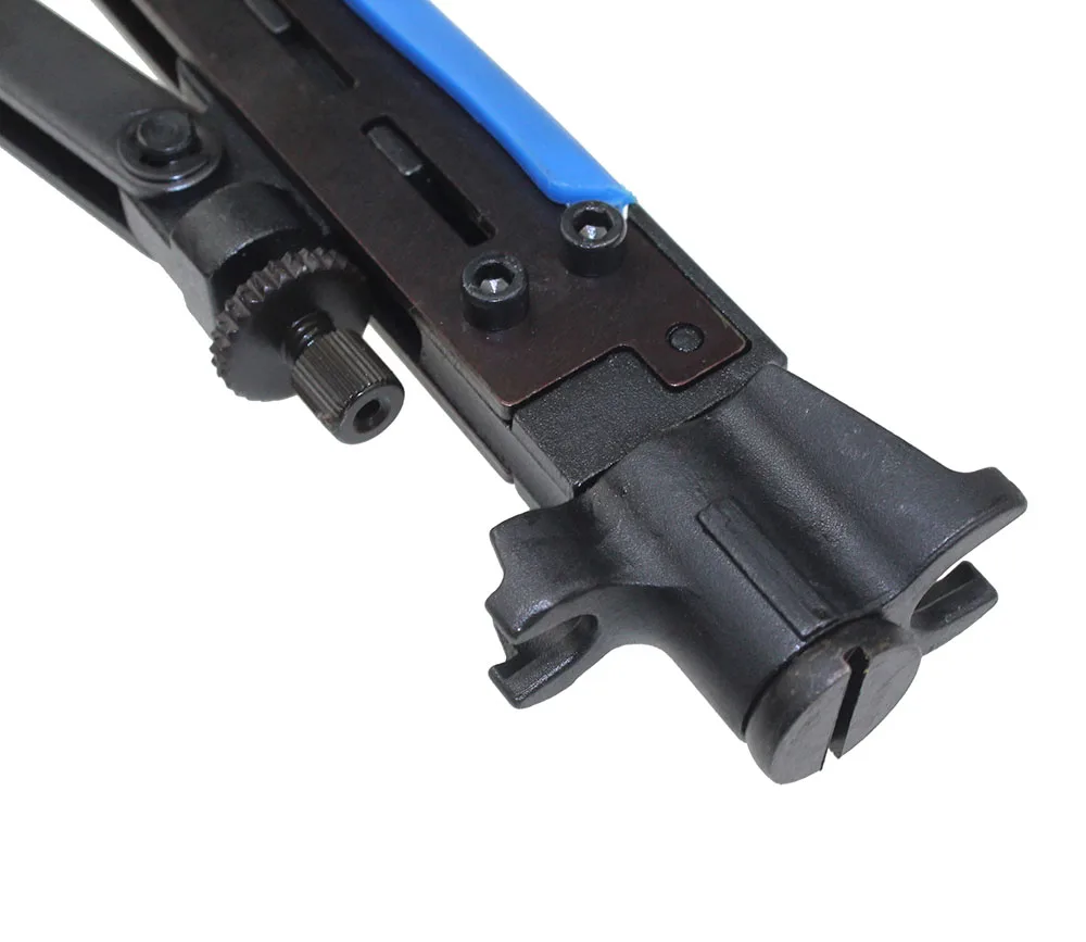 Imagem -06 - Nova Marca Rg6 Rg11 Rg59 Ferramenta de Compressão Crimper Cabo Coaxial para Conector f Novo