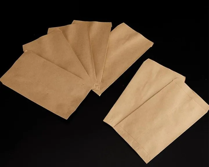 100pcs/lot-6*10cm Blank High Quality Kraft Paper Bag Seeds Storage Bags Handmade Soap Sample Gift bags 4 sizes options