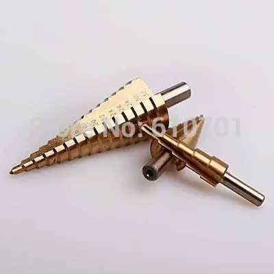 Broca cónica de dos ranuras, 4-12/20/32MM, HSS para cortador de agujeros de madera y Metal