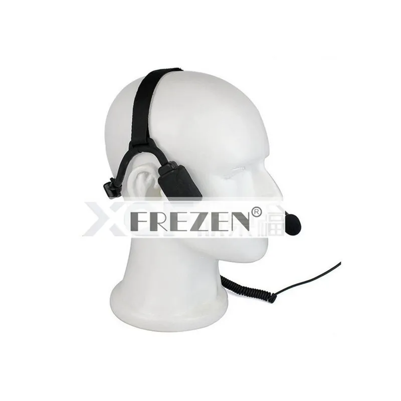 Militare di Conduzione Ossea Tattico Auricolare con boom mic per Midland G5 G6 G7 G8 G9 GXT550 GXT650 LXT80 Radio