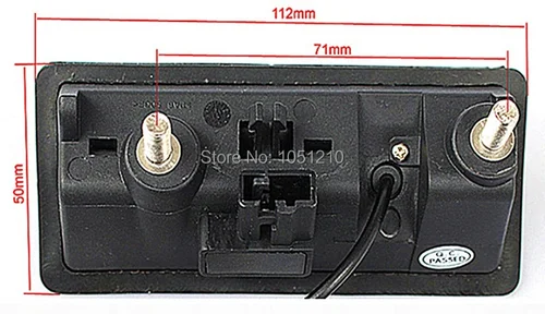 Imagen 2 del producto Ouchuangbo-cámara de marcha atrás para A5, A4, Q5, S5, Q3, A6, A6L, A3, A7, 2009-2016, aparcamiento retrovisor, radio Multimedia impermeable, 1080P, AHD