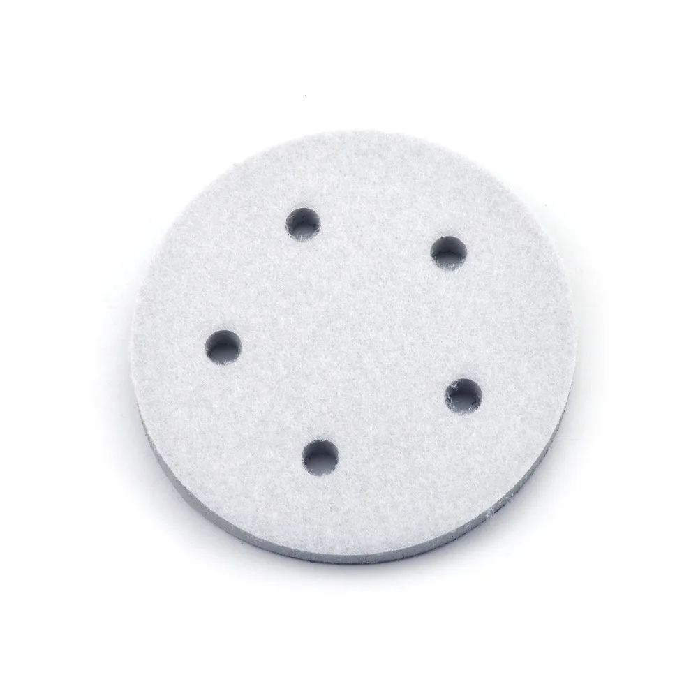 5 zoll 125mm 5-Loch Hohe Dichte Harten Schwamm Oberfläche Schutz Interface Pads für 5 "Schleif Pad sander Power Werkzeug Zubehör