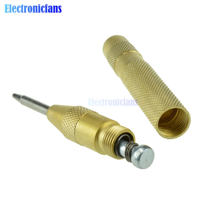 Mark Lubang 5 "Kuningan Automatic Center Punch Spring Dimuat Chrome Keling Sekrup