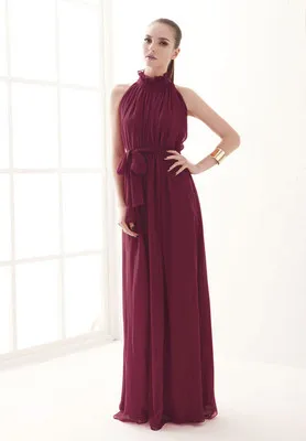 Promotion Clean Stock Sweet Memory Summer Women Beach Chiffon Dresses Girl Wine Red Green Purple Long Bridesmaid Dress