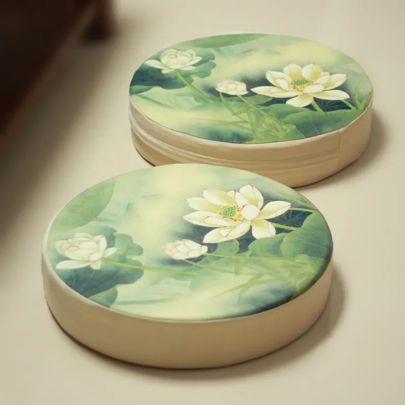 Китайский футон, модное напольное модное/съемное сиденье с татами, коврик для медитации для йоги, утолщенные подушки, льняное сиденье, подушка, коврик/Zafu Китайский футон, модное напольное модное/съемное сиденье с татами, коврик для медитации для йоги, утолщенные подушки, льняное сиденье, подушка, коврик/Zafu