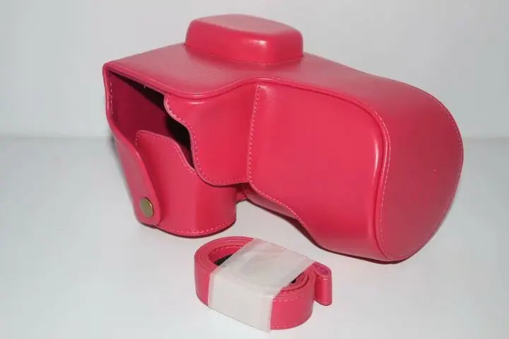 Capa de celular para panasonic, estojo rígido para câmera sony a7r a7, capa de meio corpo + alça com rastreamento