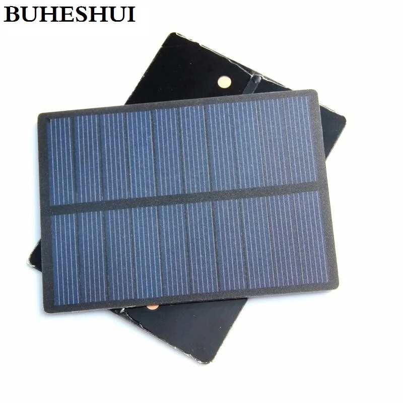 

BUHESHUI Wholesale 1.3W 5V Solar Panel Polycrystalline Solar Cell Module DIY Solar Battery Charger 110*80MM 30pcs Free Shipping