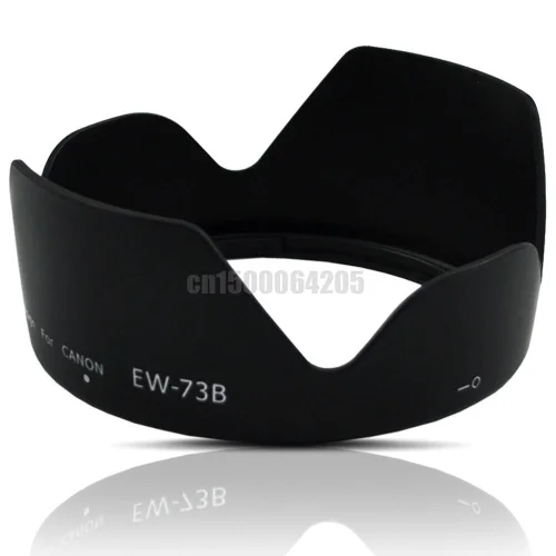 Ew-73b 67ミリメートルew 73b ew73bレンズフード可逆カメラレンテアクセサリーキヤノン650d 550d 600d 60d 700d 18-135 17〜85ミリメートルレンズ