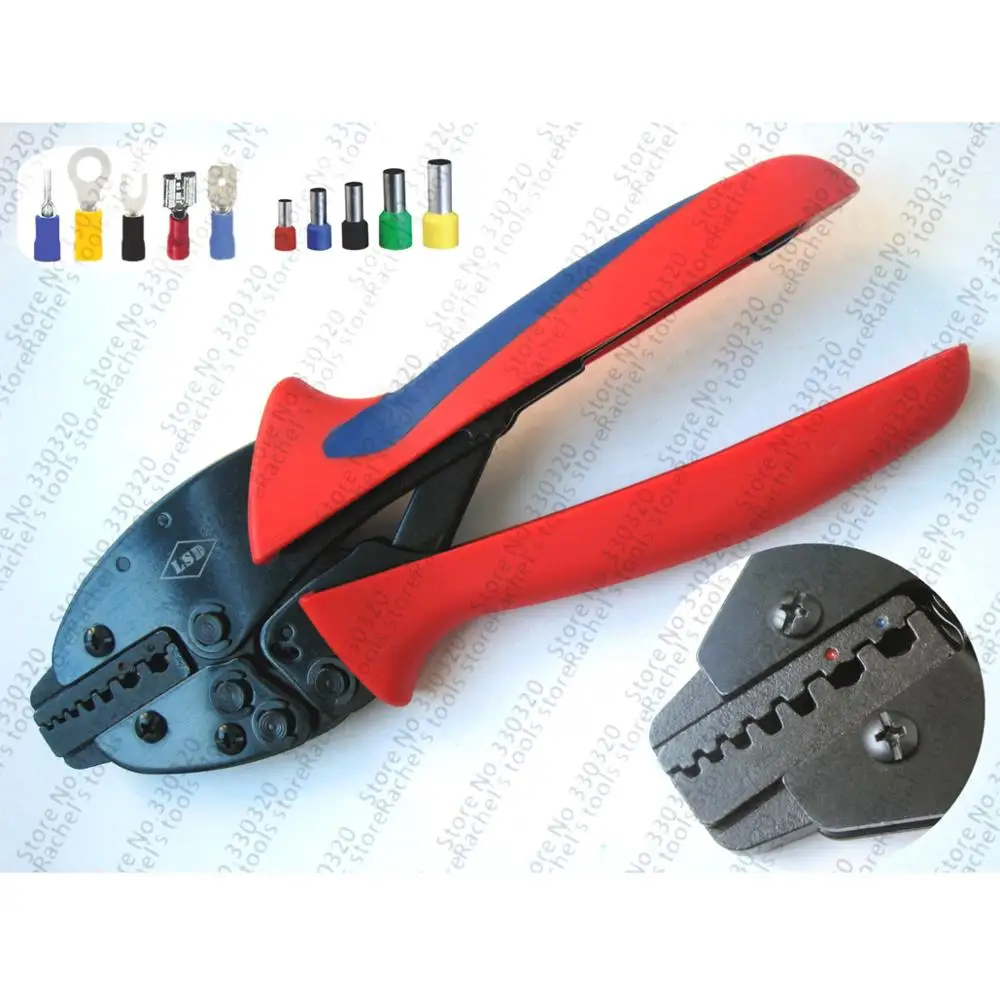 

Crimp tool S-06WF2C for wire sleeves and insulated terminals 0.5-2.5mm2 hand pliers