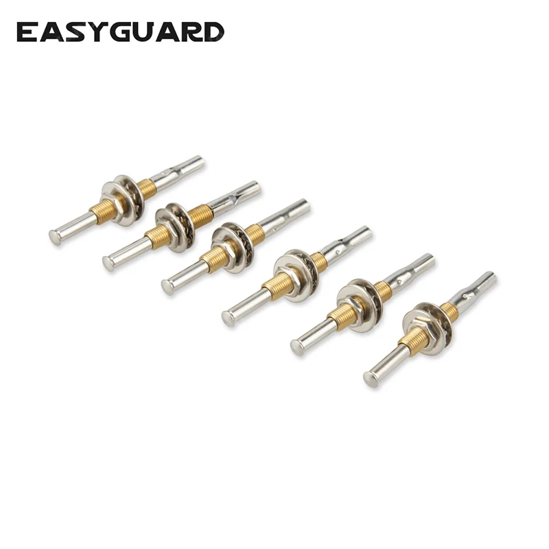 EASYGUARD Universal Car Door Trunk Alarm Light Hood Jamb Pin Switch Bonnet 6pcs