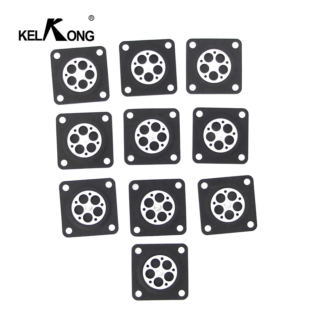 KELKONG 10pcs/lot Carburetor Carb Metering Diaphragms 615-096 For Zama C1Q Carburetors Replaces A015053 Garden Tool Parts