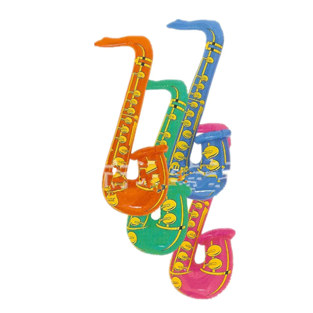 New Fun Inflatable Blow Up Rock&Roll Saxophone Disco Holiday Party Music Toy