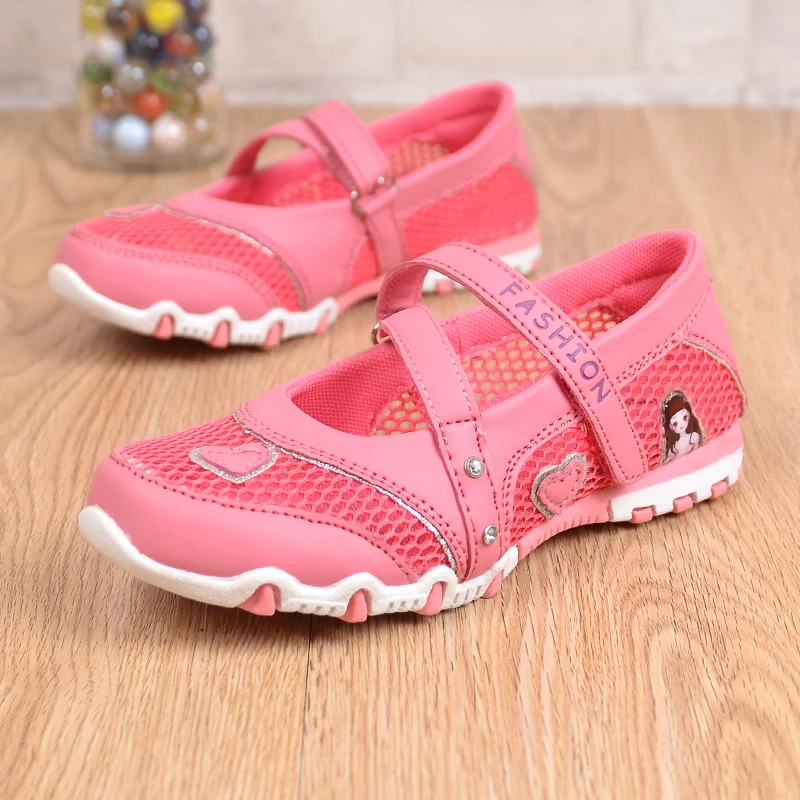 Unclecaution-Chaussures de princesse respirantes pour petites filles, sandales plates pour enfants, nouvelle mode, printemps, été