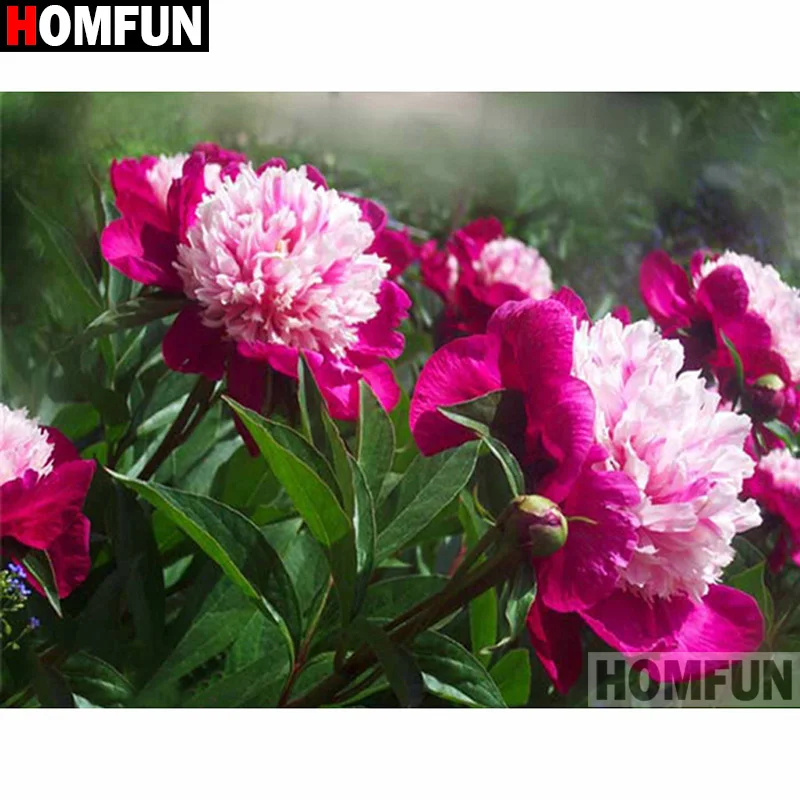 HOMFUN Full Square/Round Drill 5D DIY Diamond Painting \