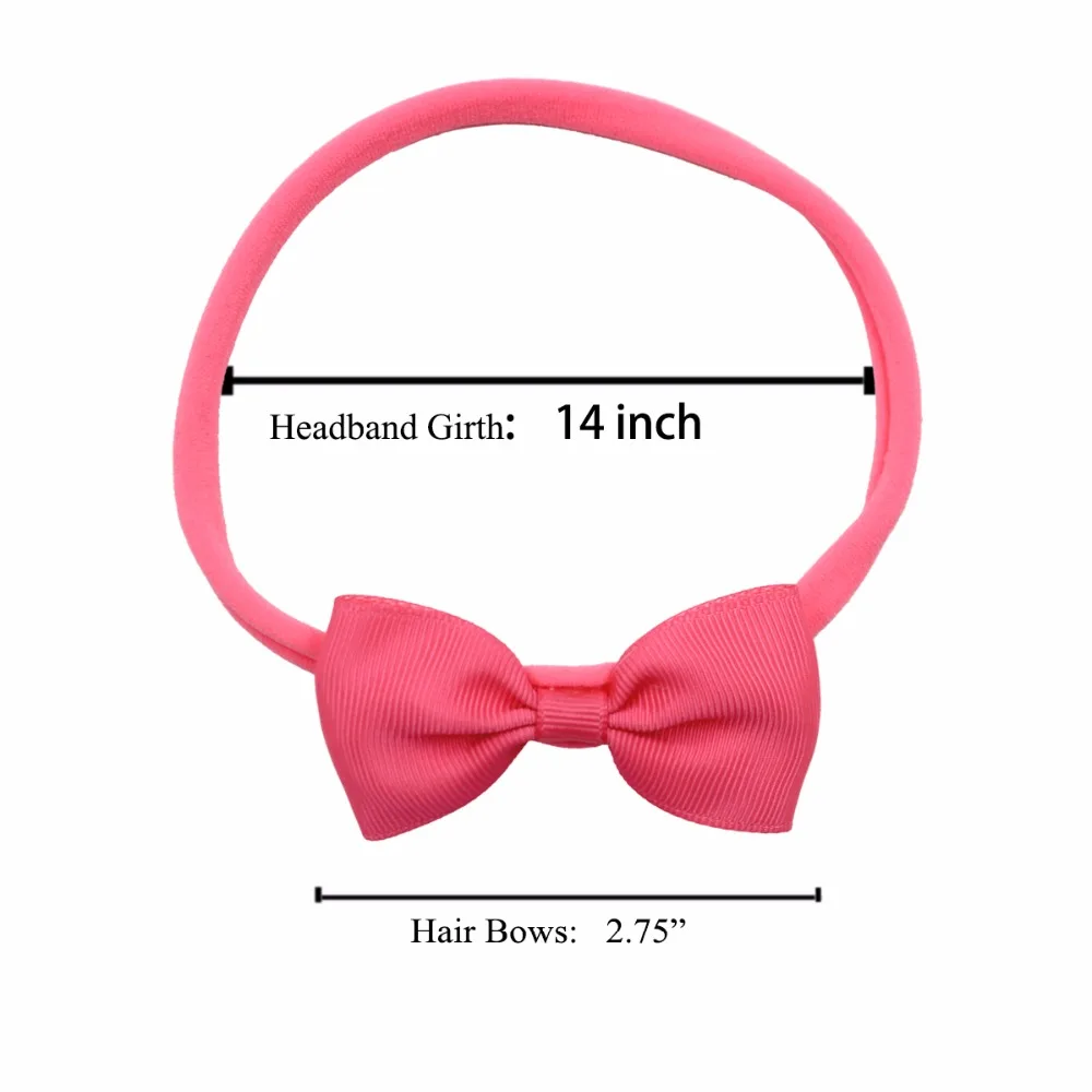 13 Pcs Soft Nylon Baby Headbands 2.75\