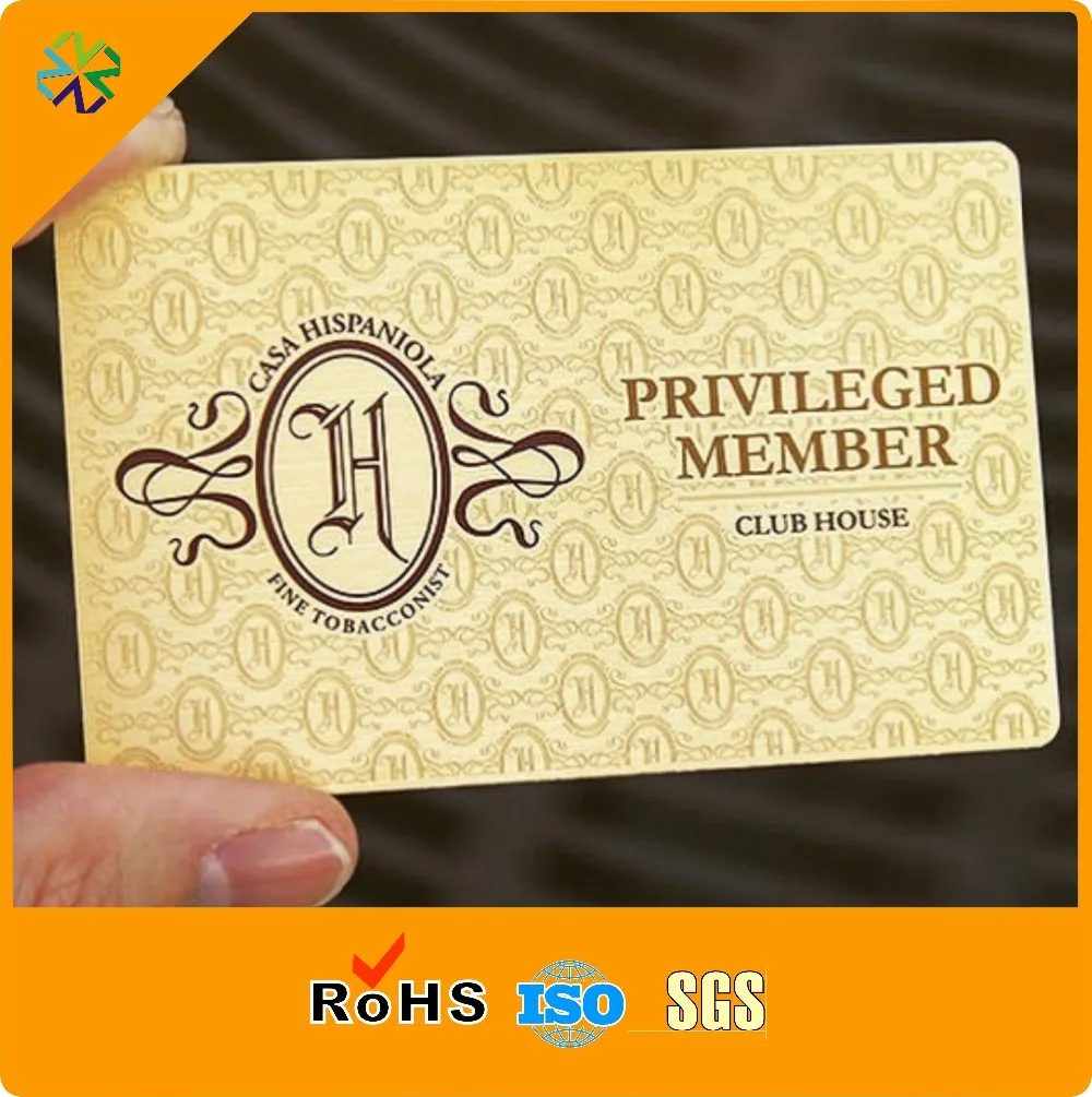 

hot!300pcs/lot metal material credit card size gold metal credit card with frosted surface effect