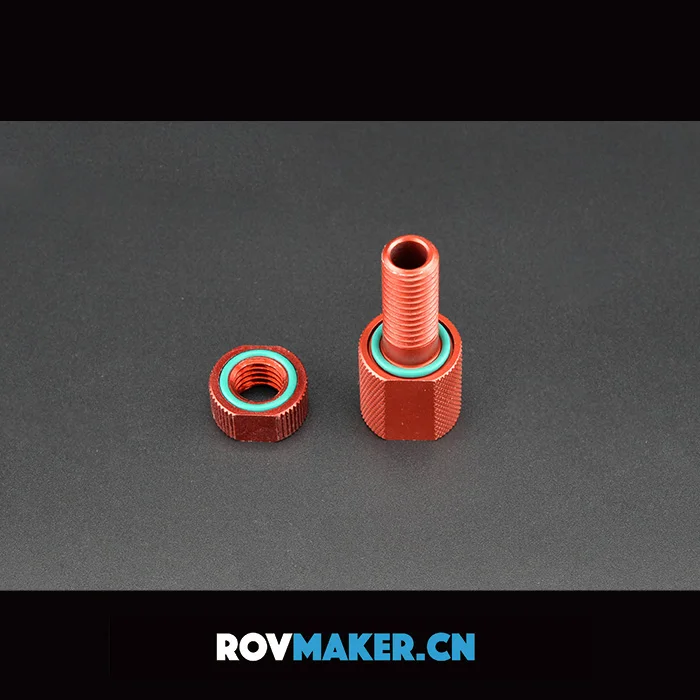 ROVMAKER M10 watertight compartment threading screw for ROV robot hollow screw waterproof threading bolt connector sealing