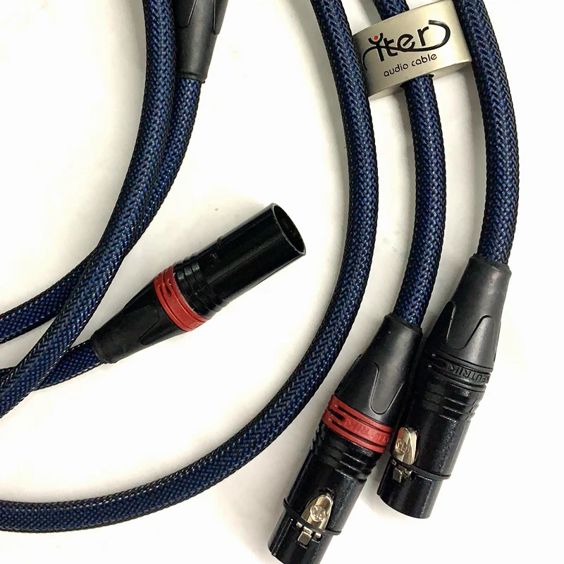 Hifi Audio Yter XLR كابل التوازن مكبر للصوت CD DVD مشغل مكبر الصوت ربط كابل XLR