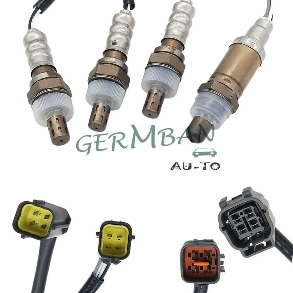 New Manufactured Set of 4 Upstream & Downstream Lambda Oxygen Sensor For 2004 Mazda 6 3.0L-V6 234-4121,234-4037,234-4142,SG988