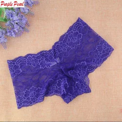 HW190 Cheap Summer Thin Lace Panties Underwear Women See through Comfortable Shorts Women Female Intimates Boxers Boyshorts