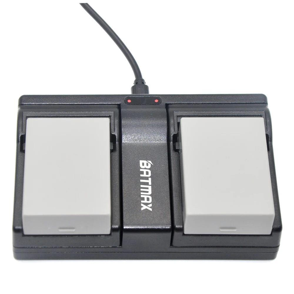 2Pcs LP-E8 LP E8 LPE8 Camera Battery + Charger For Canon EOS 550D 600D 650D 700D X4 X5 X6i X7i Rebel T2i T3i T4i T5i LC-E8 Cam