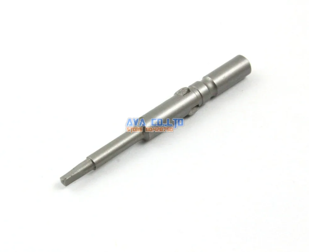 10 Pieces 2.3mm Magnetic Triangel Screwdriver Bit S2 Steel 6mm Round Shank 60mm Long