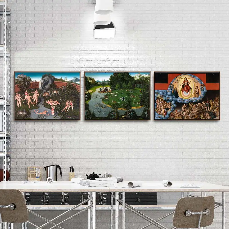 Home Decoration  Art Wall Pictures for Living Room Poster Canvas Printings Paintings German Lucas Cranach The Elder