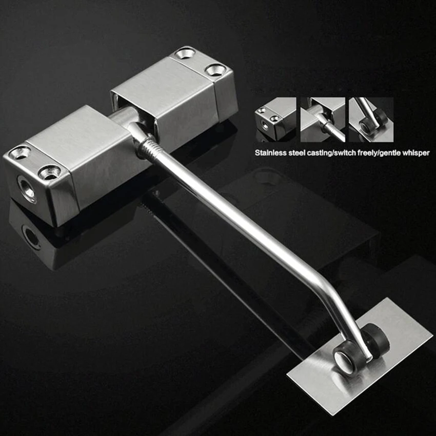 Easy Install Automatic Spring Door Closer,Small Door adjusted Not Positioning Automatic Close The Door Fire Rated Aisle